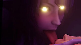 Une fellation habile d'une fille démoniaque et une action anale intense dans une animation 3D.