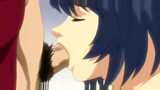 Una chica anime hentai con un gran trasero disfruta de un dibujo animado.