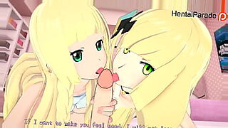 Zmysłowa erotyczna przygoda Aury i Yesi w stylu Pokemonów